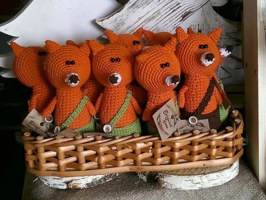 Amigurumi Crochet Little Fox Free Pattern-1