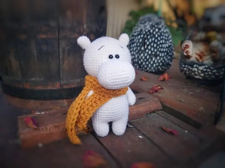 Amigurumi Cute Little Hippo Free Pattern-1