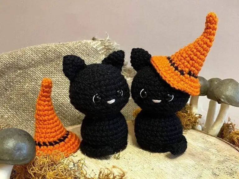 Amigurumi Crochet Halloween Black Cat Free Pattern-1