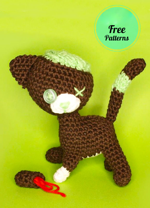 Amigurumi Crochet Zombie Cat Free Pattern-1