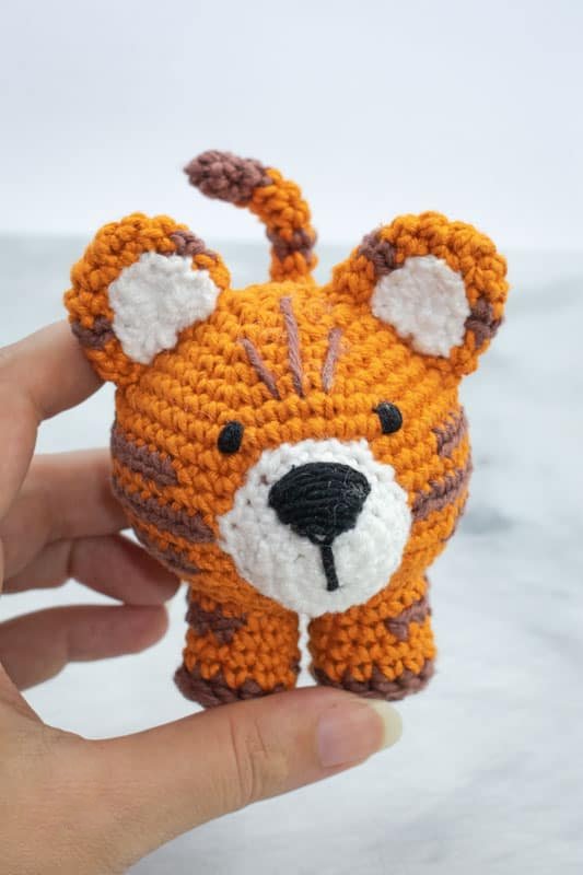 Amigurumi Crochet Chubby Tiger Free Pattern-1