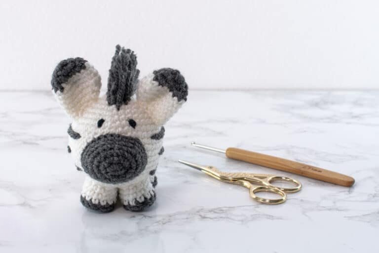 Amigurumi Crochet Chubby Zebra Free Pattern-1