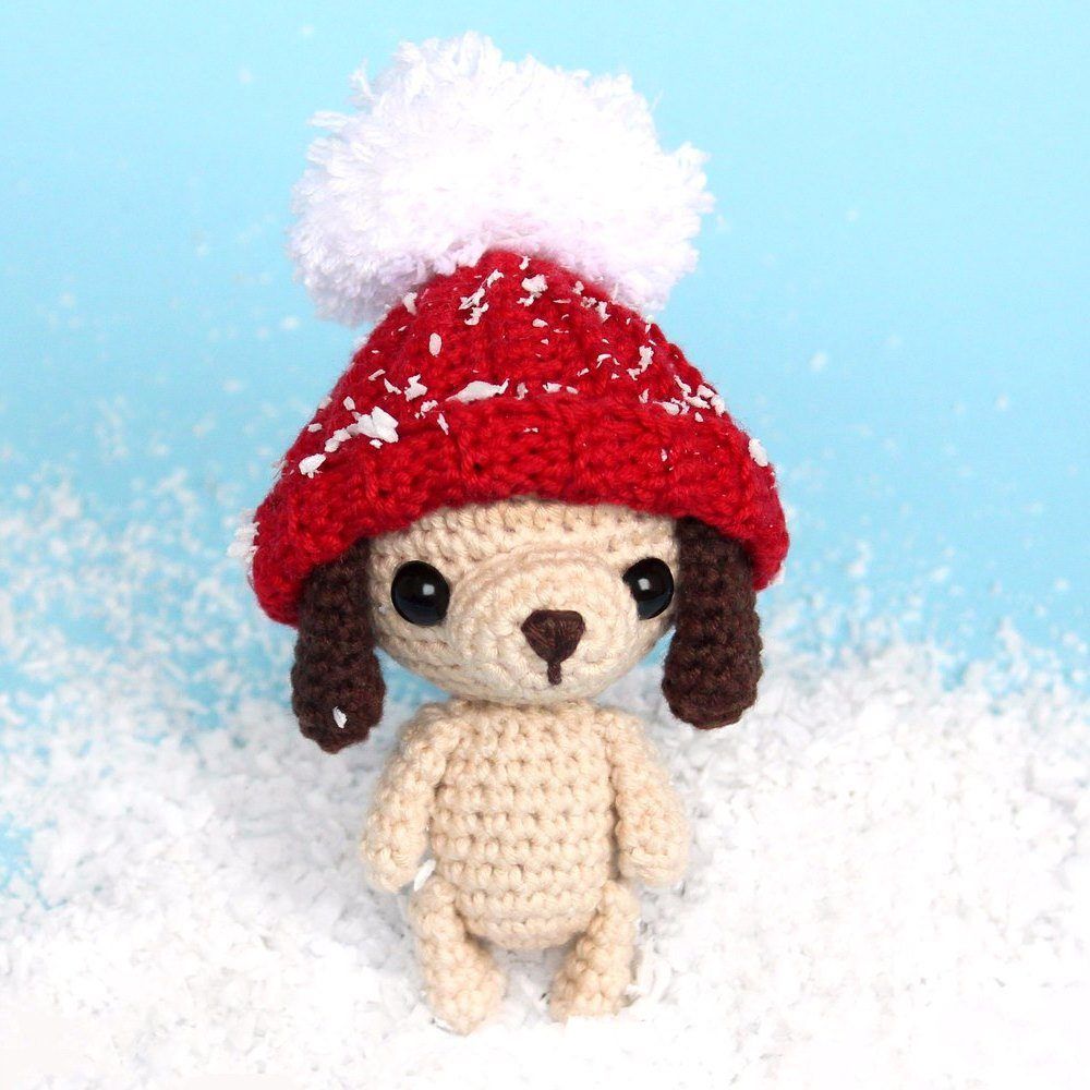 Amigurumi Crochet Puppy Keychain Free Pattern-1