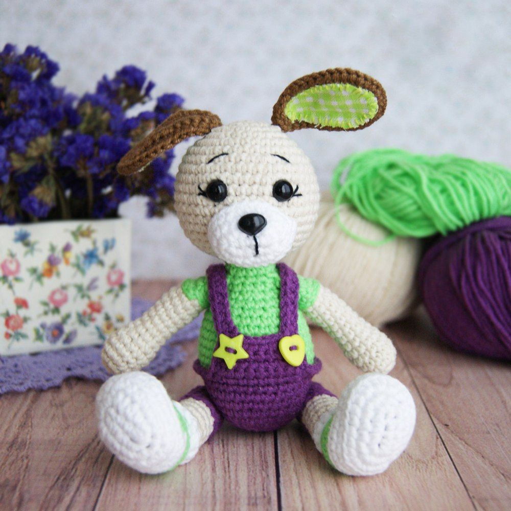 Amigurumi Crochet Dog Alex Free Pattern-1