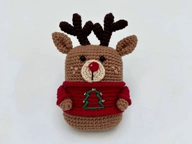Amigurumi Crochet Rudolph the Reindeer Free Pattern-1