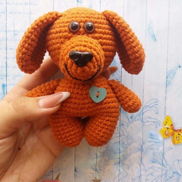 Amigurumi Crochet Baby Dog Free Pattern-1