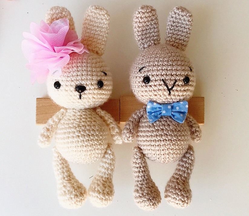 Amigurumi Crochet Bunnies Free Pattern-2