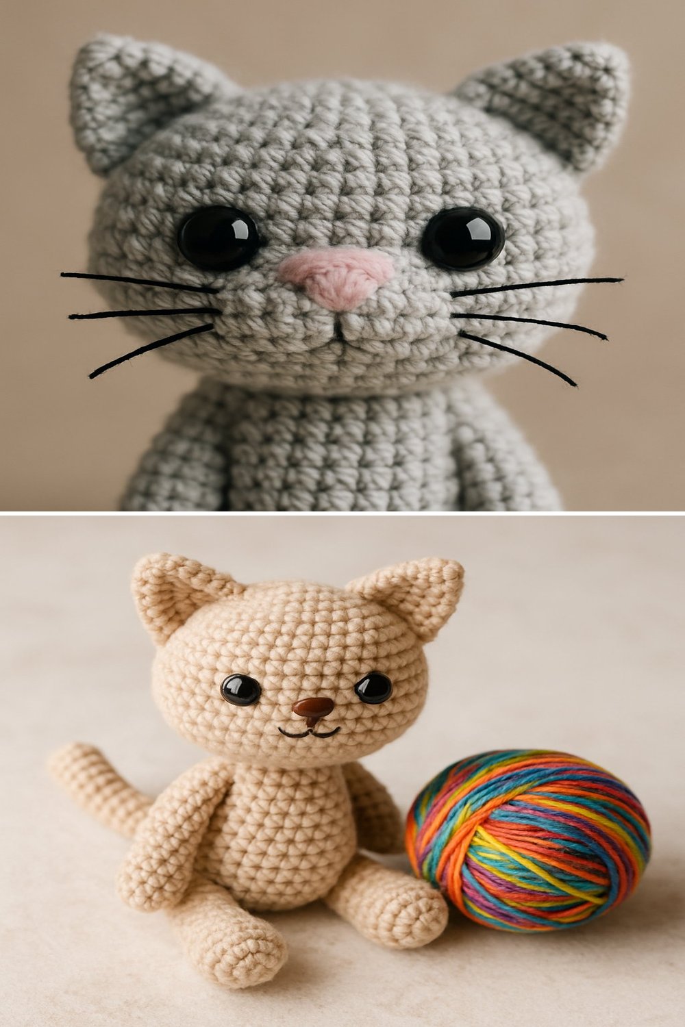 Adorable Crochet Cat Free Pattern – Amigurumi Delight