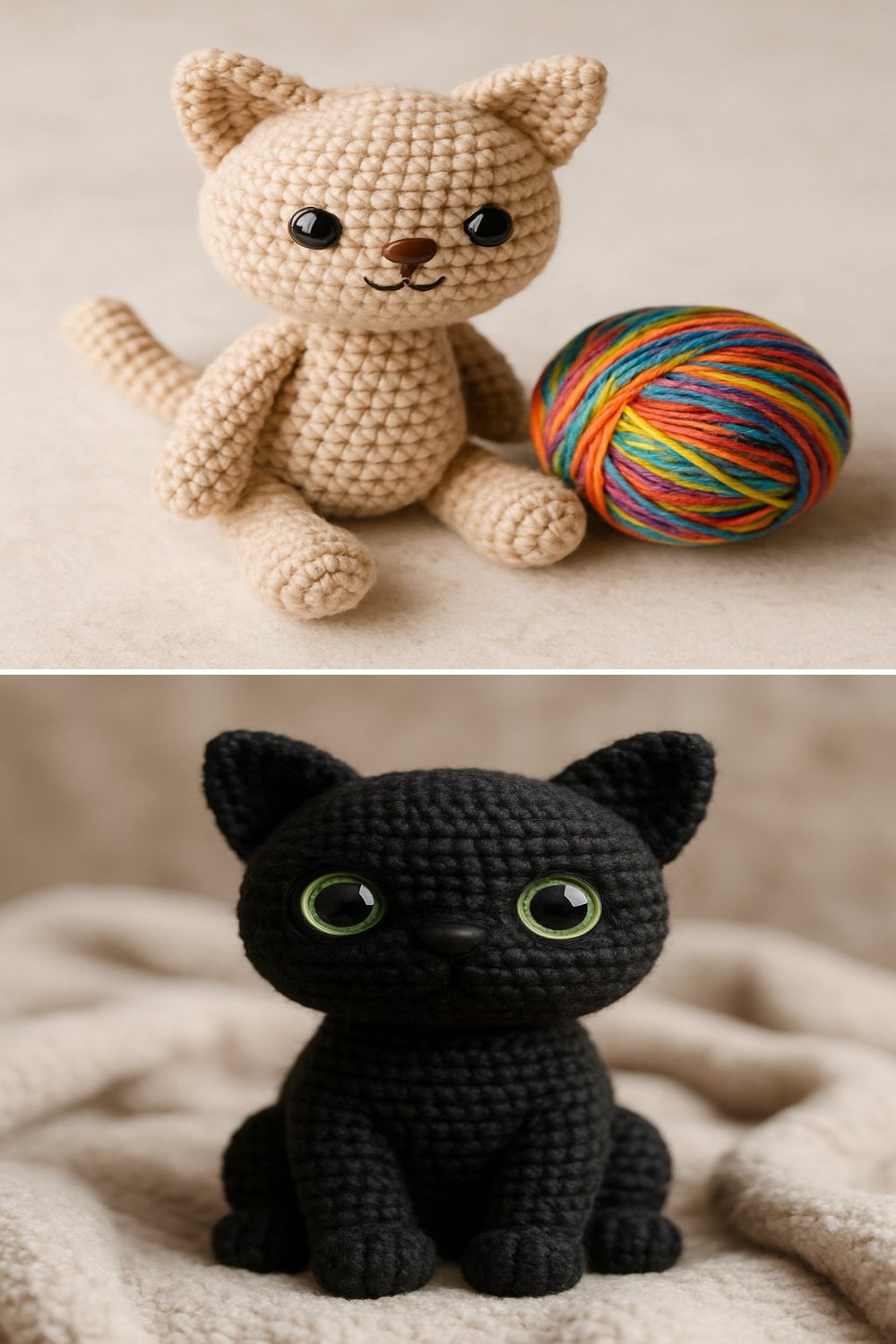 Adorable Crochet Cat Free Pattern – Amigurumi Delight