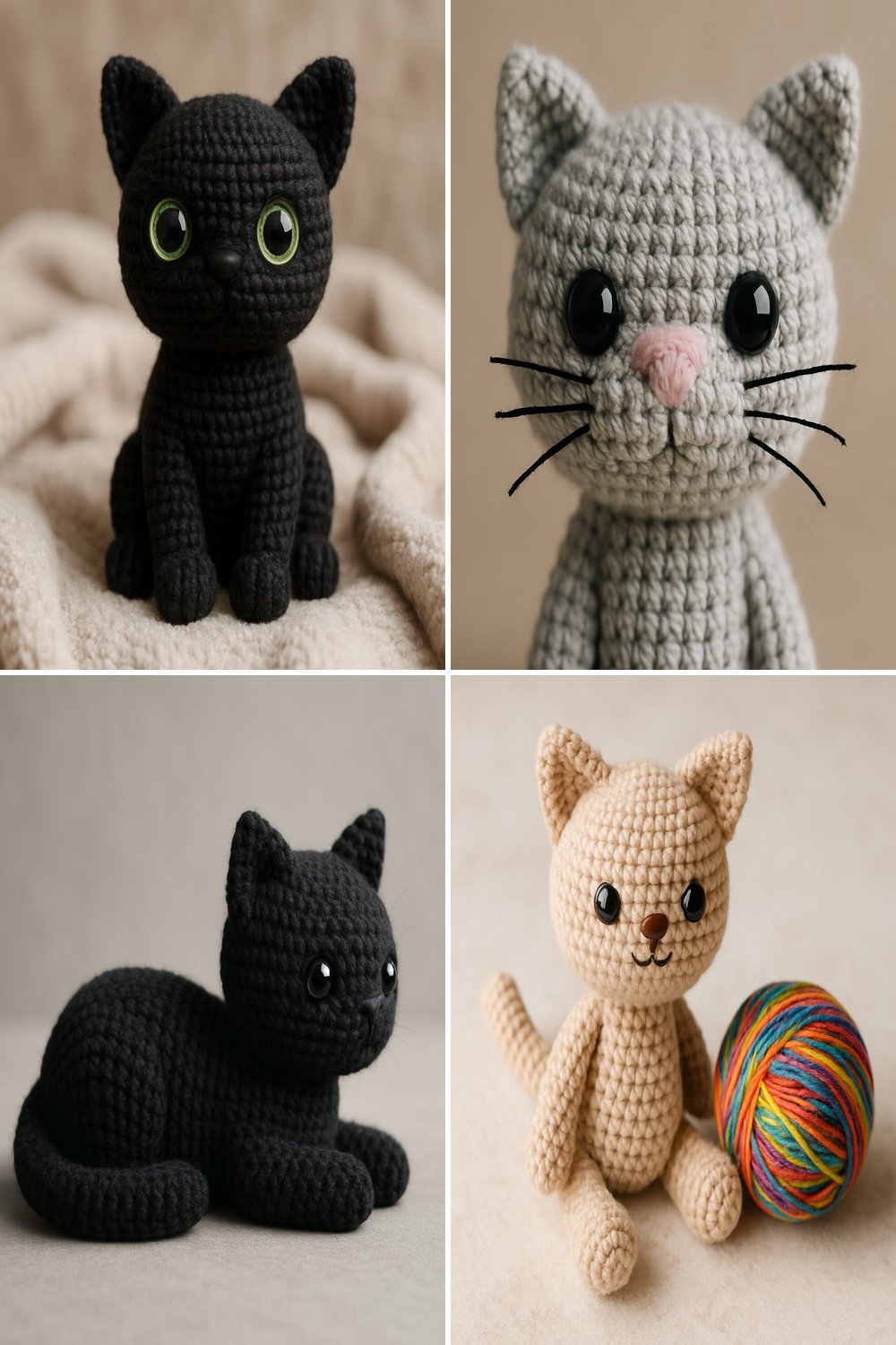 Adorable Crochet Cat Free Pattern – Amigurumi Delight