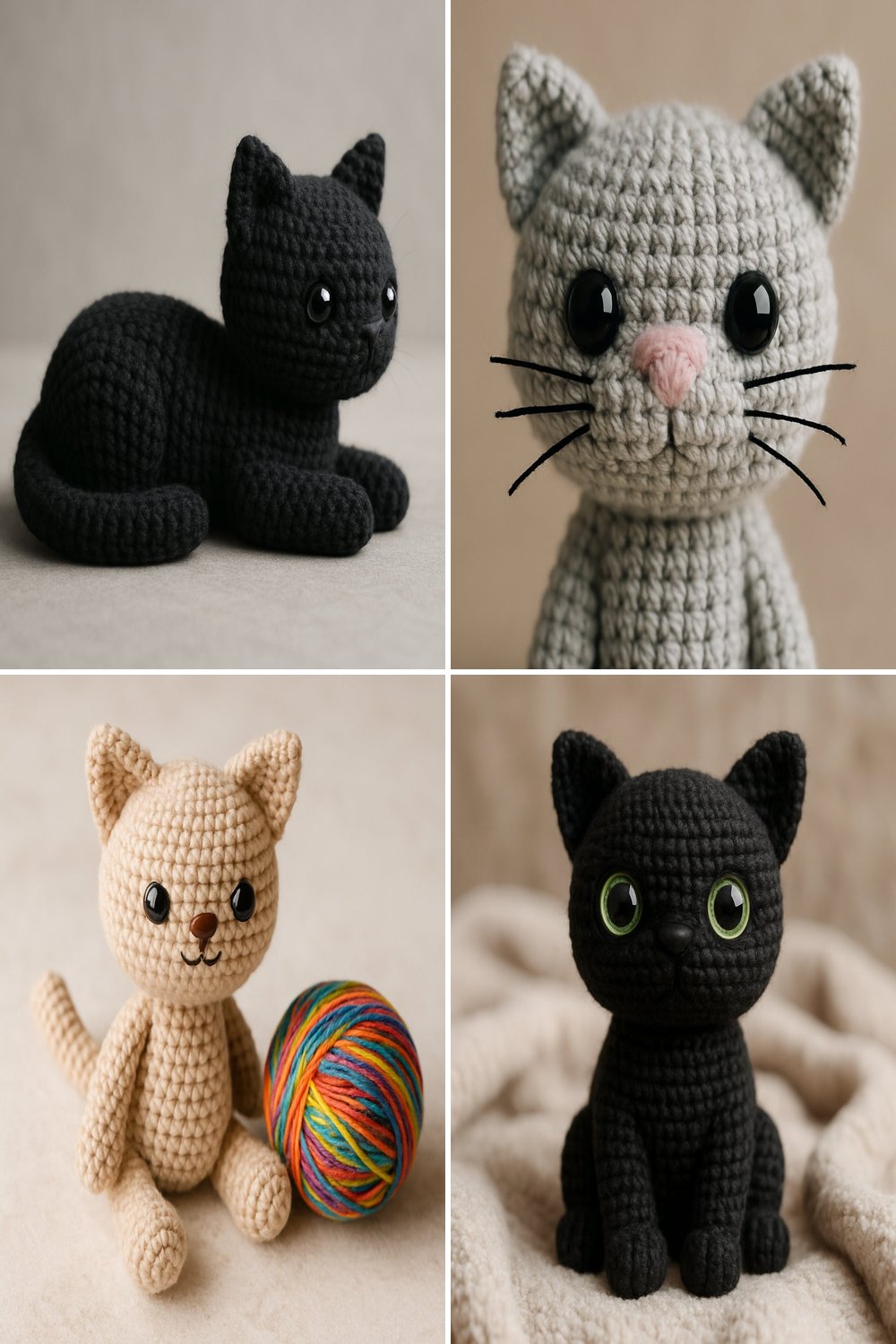 Adorable Crochet Cat Free Pattern – Amigurumi Delight