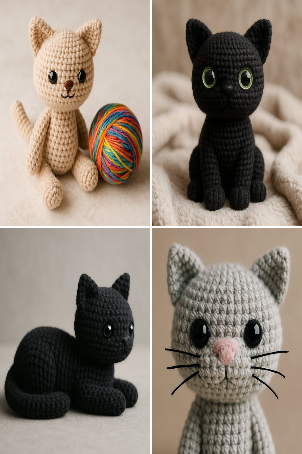 Adorable Crochet Cat Free Pattern – Amigurumi Delight