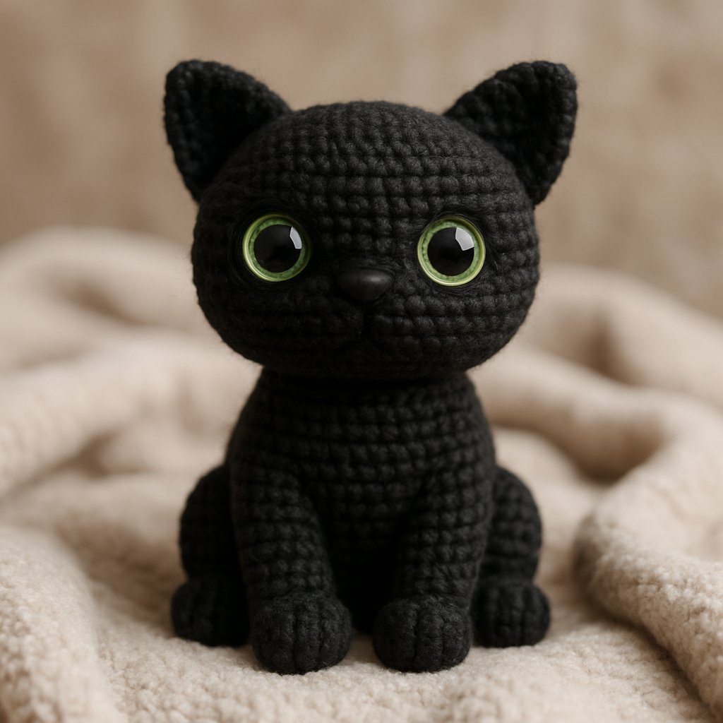Adorable Crochet Cat Free Pattern – Amigurumi Delight