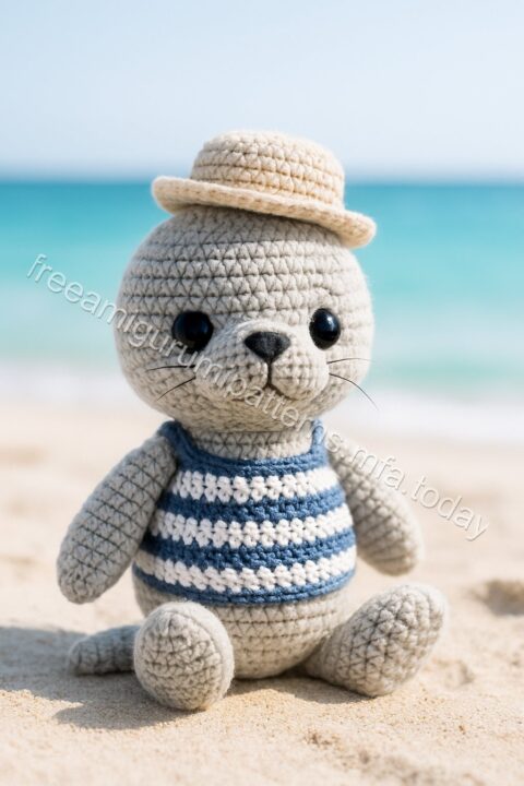 Free Crochet Pattern: Adorable Amigurumi Fur Seal - fur-seal-tekil-1.jpg