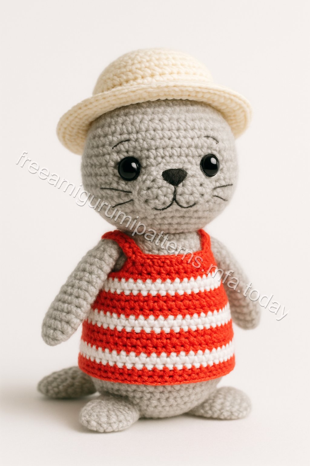 Free Crochet Pattern: Adorable Amigurumi Fur Seal