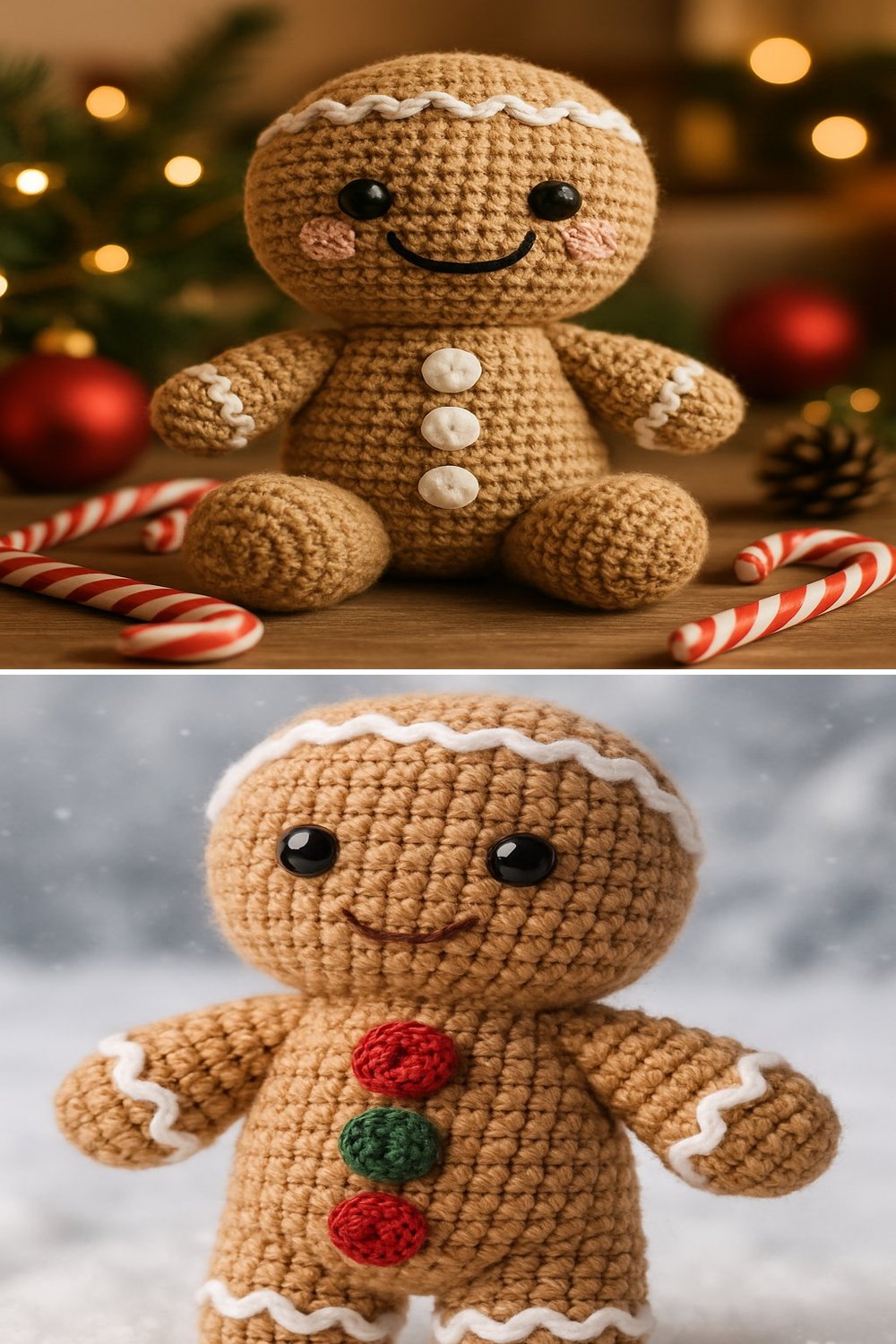 Free Crochet Pattern for a Whimsical Amigurumi Gingerbread Man