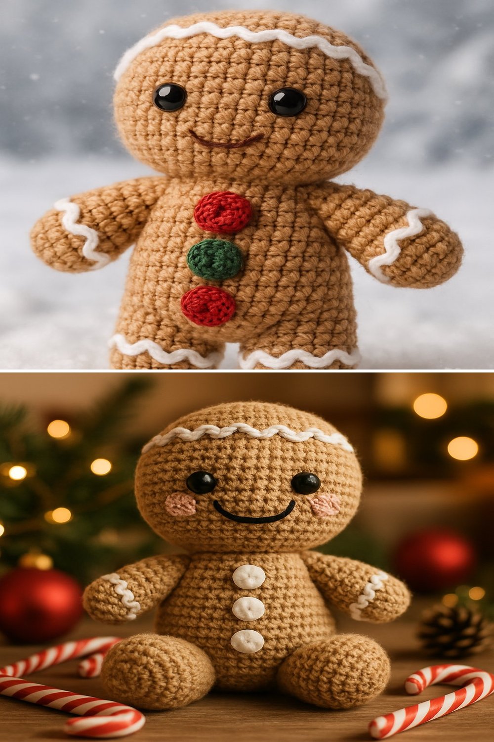 Free Crochet Pattern for a Whimsical Amigurumi Gingerbread Man