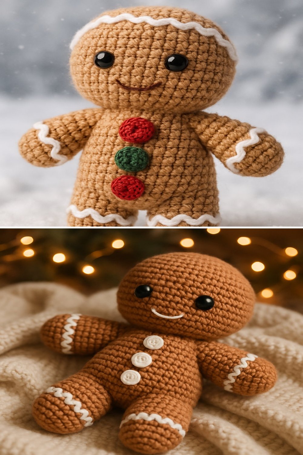 Free Crochet Pattern for a Whimsical Amigurumi Gingerbread Man
