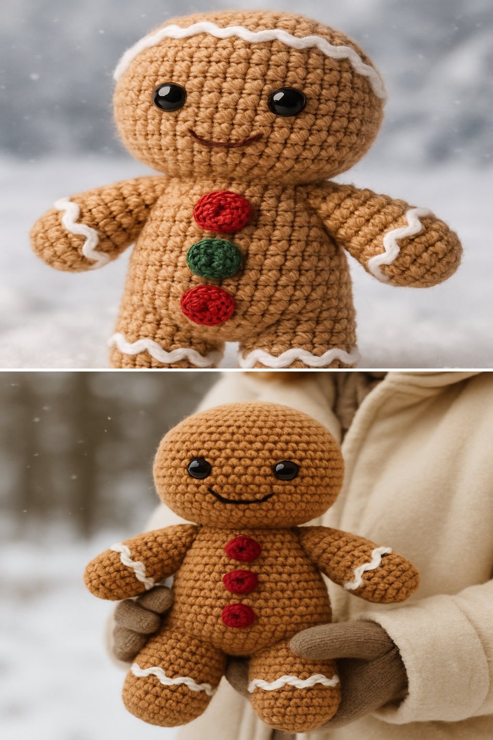 Free Crochet Pattern for a Whimsical Amigurumi Gingerbread Man