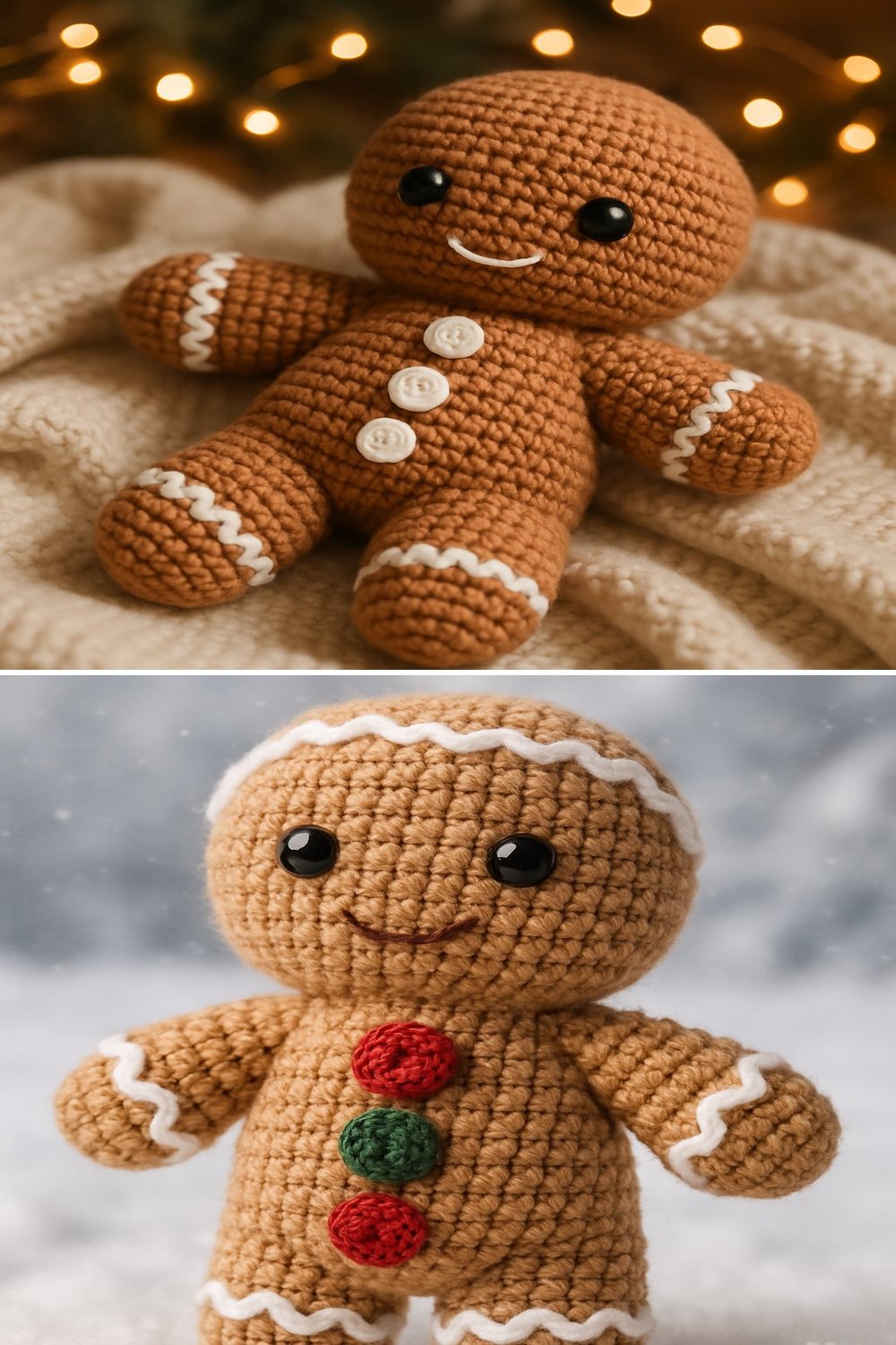 Free Crochet Pattern for a Whimsical Amigurumi Gingerbread Man