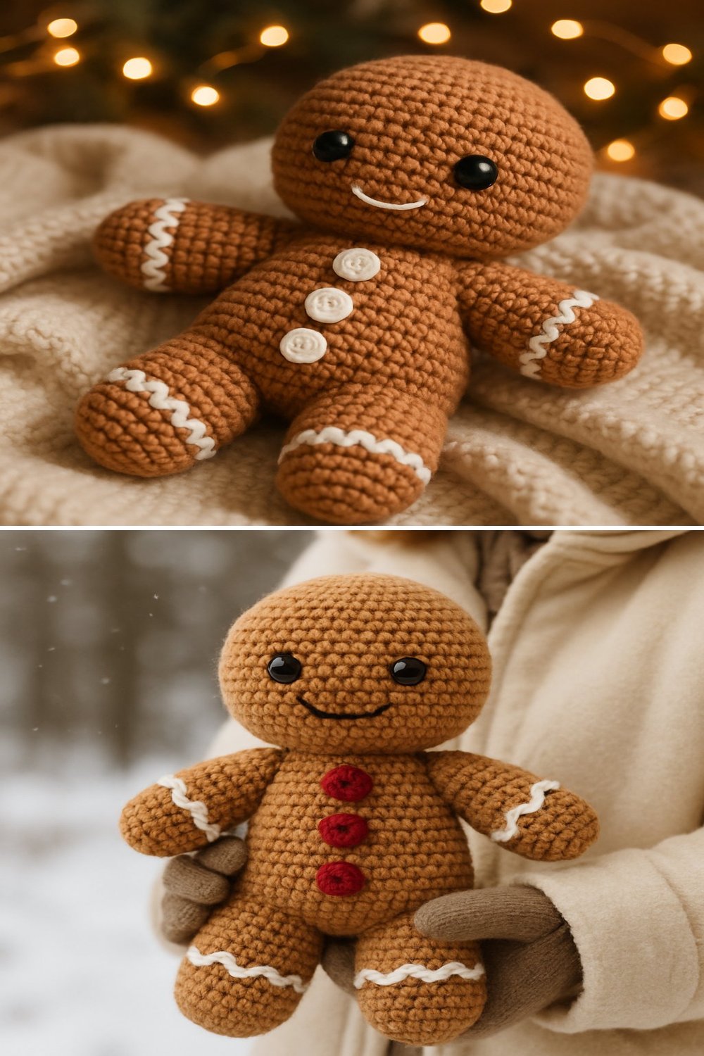 Free Crochet Pattern for a Whimsical Amigurumi Gingerbread Man