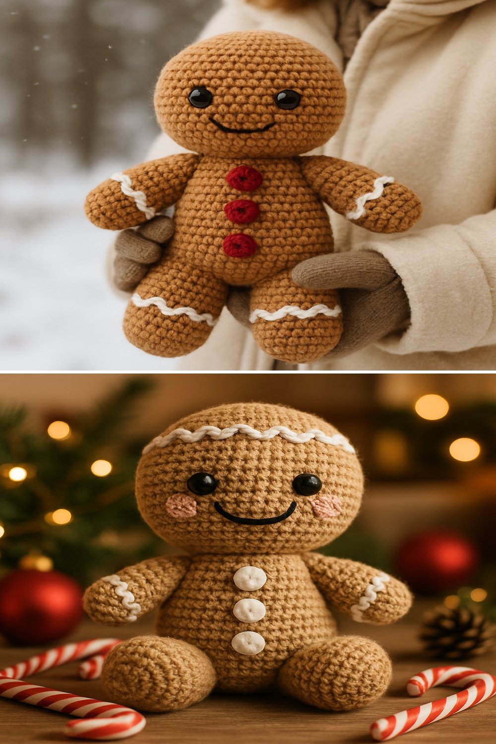 Free Crochet Pattern for a Whimsical Amigurumi Gingerbread Man