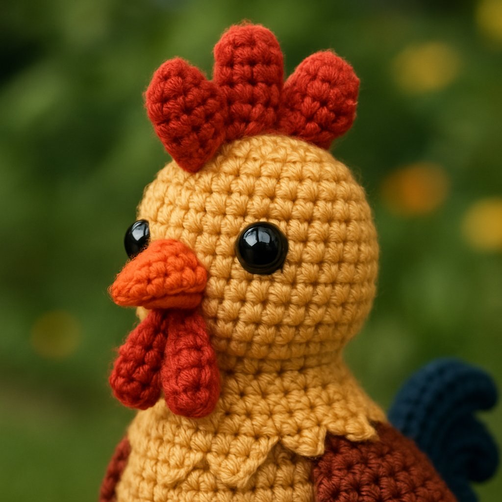 Amigurumi Rooster Free Crochet Pattern - Craft Your Own Farm Animal