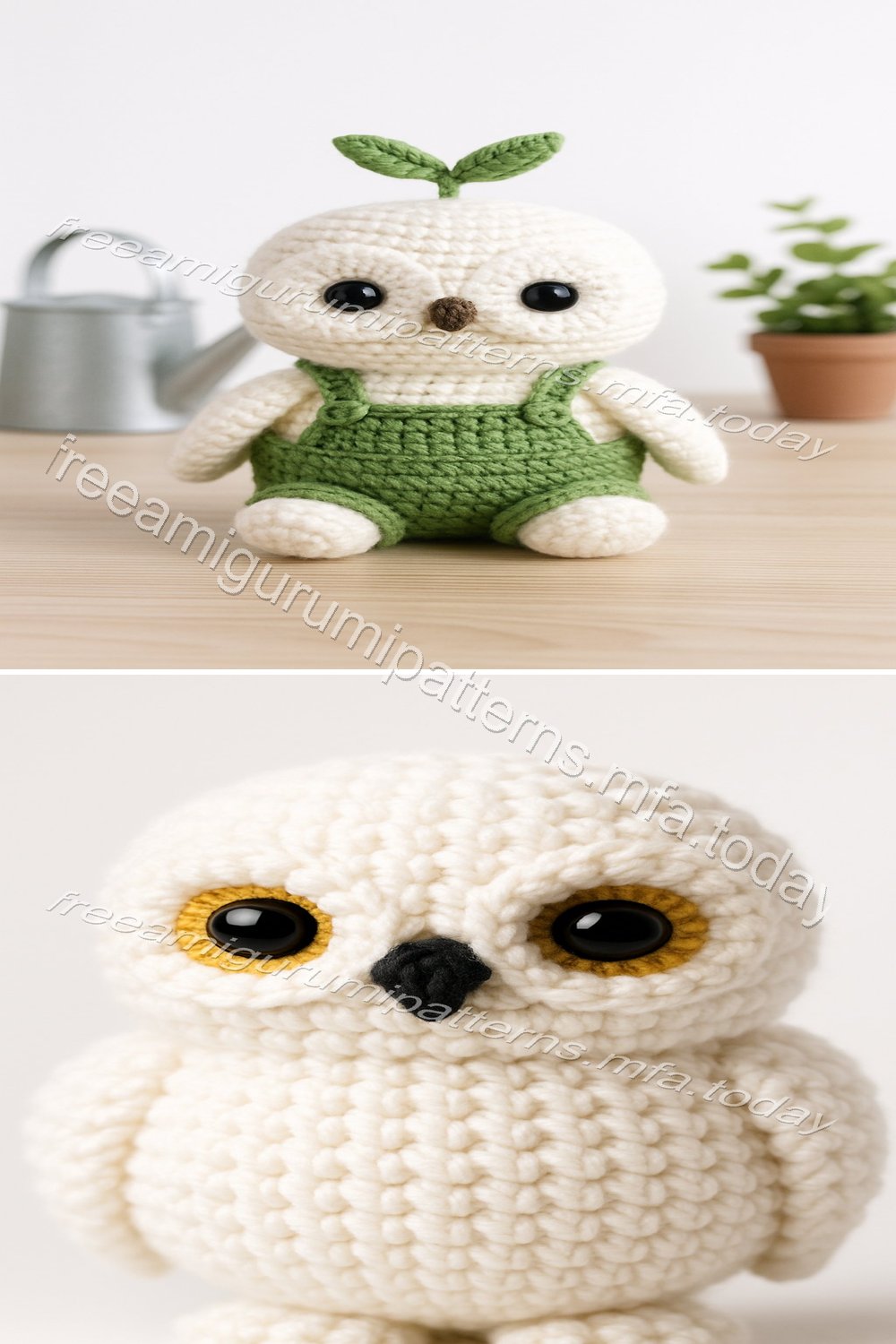 Free Crochet Pattern: Adorable Amigurumi Snowy Owl