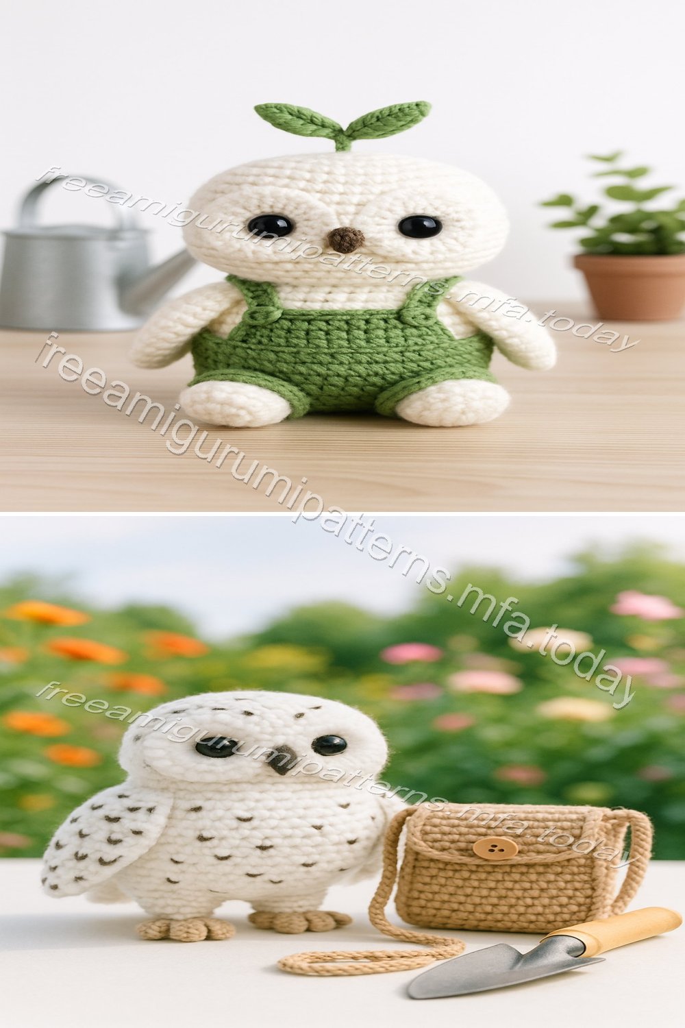 Free Crochet Pattern: Adorable Amigurumi Snowy Owl