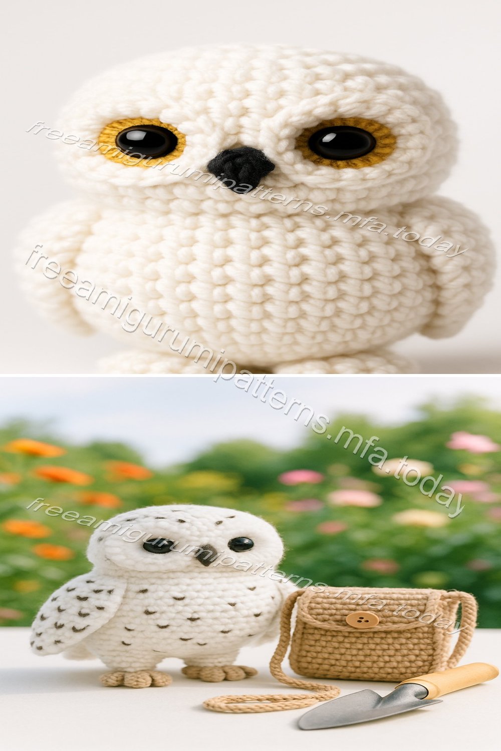 Free Crochet Pattern: Adorable Amigurumi Snowy Owl