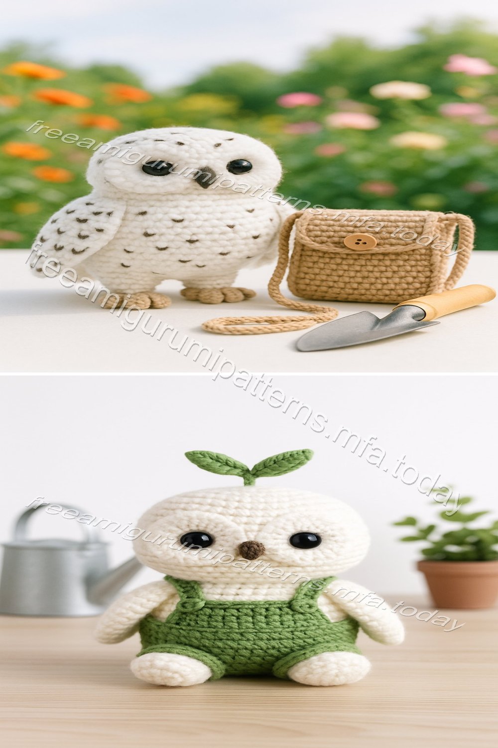 Free Crochet Pattern: Adorable Amigurumi Snowy Owl