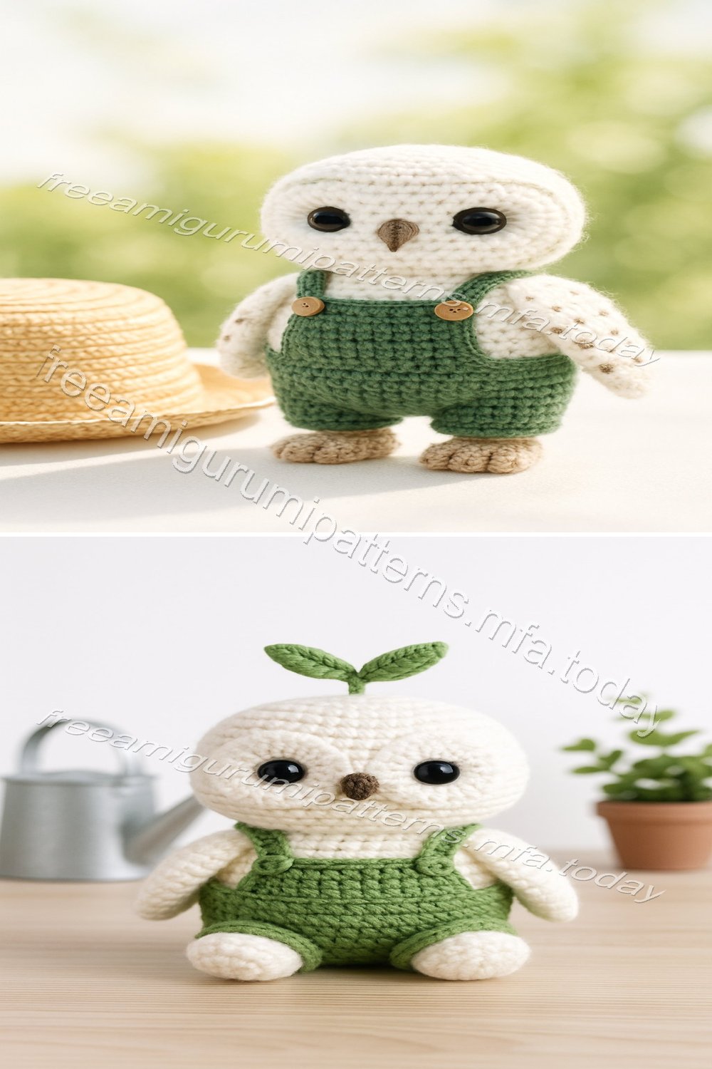Free Crochet Pattern: Adorable Amigurumi Snowy Owl