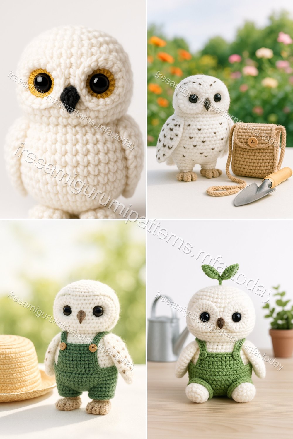 Free Crochet Pattern: Adorable Amigurumi Snowy Owl