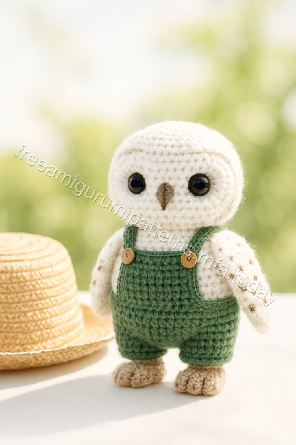 Free Crochet Pattern: Adorable Amigurumi Snowy Owl