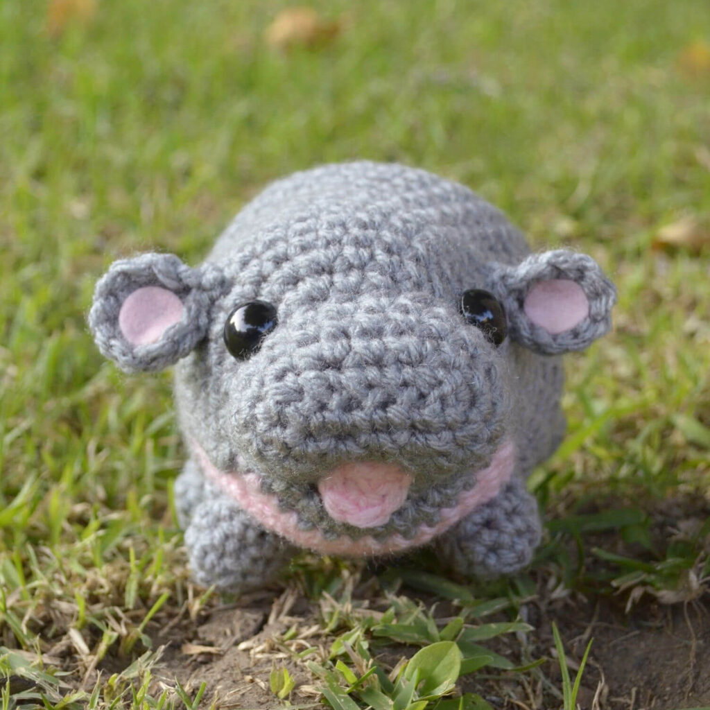 Amigurumi Crochet Baby Hippo Free Pattern-1