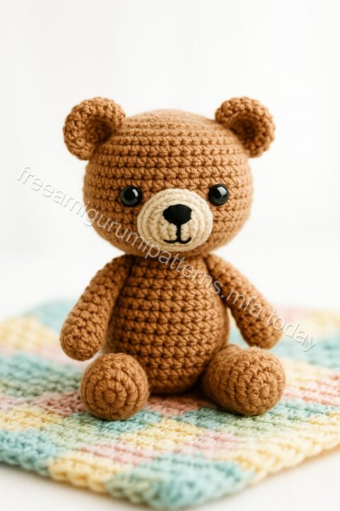Free Crochet Pattern: Adorable Amigurumi Bear - bear-tekil-1.jpg
