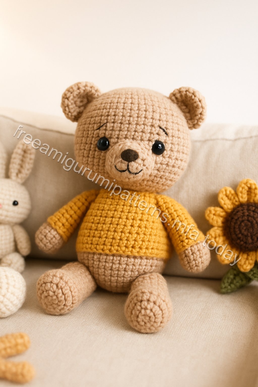 Free Crochet Pattern: Adorable Amigurumi Bear