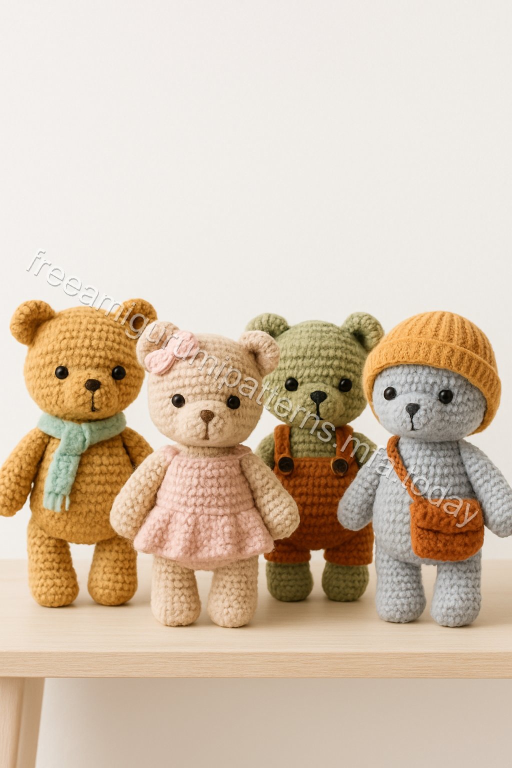 Free Crochet Pattern: Adorable Amigurumi Bear