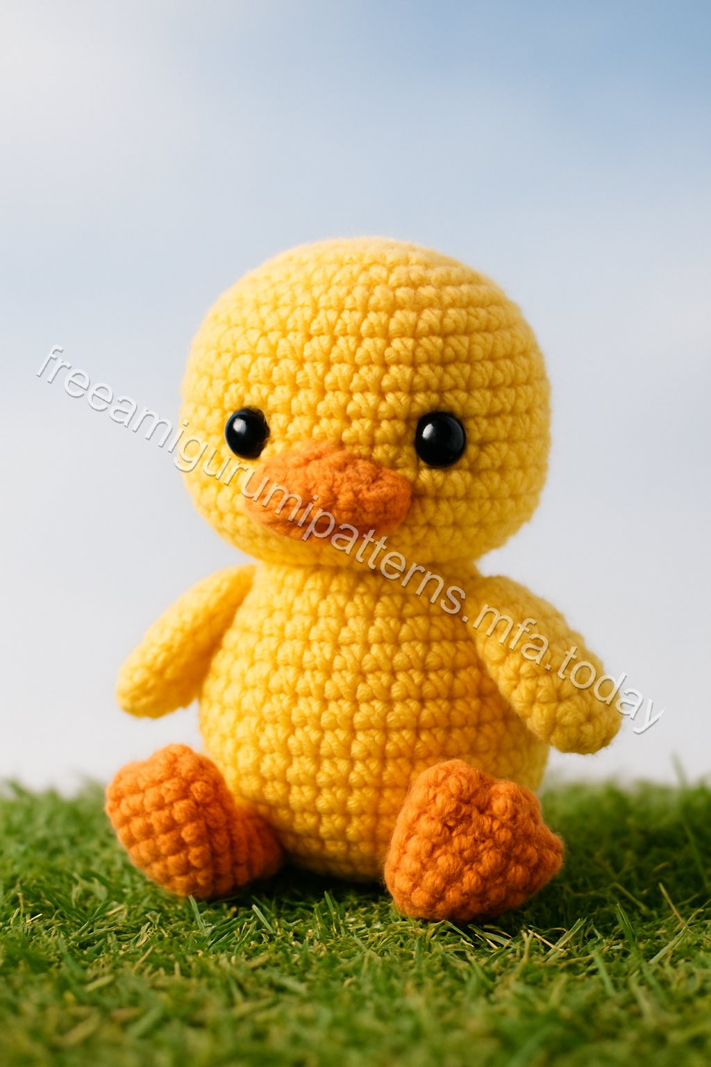 Free Crochet Pattern for a Cute Baby Duck Amigurumi