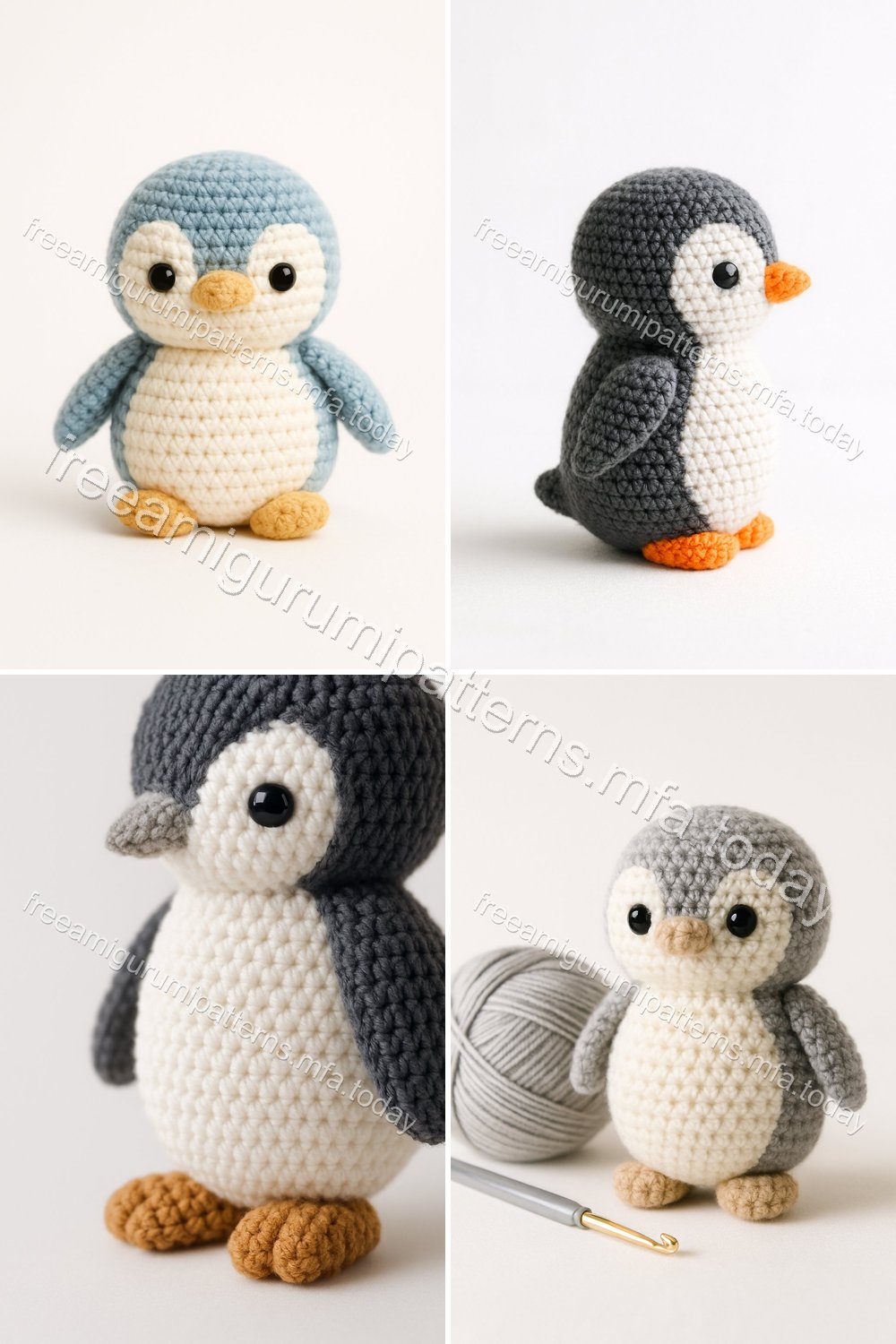 Free Crochet Pattern: Adorable Amigurumi Penguin