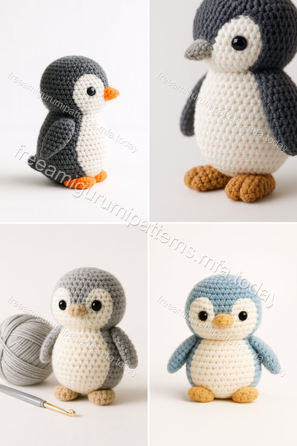 Free Crochet Pattern: Adorable Amigurumi Penguin