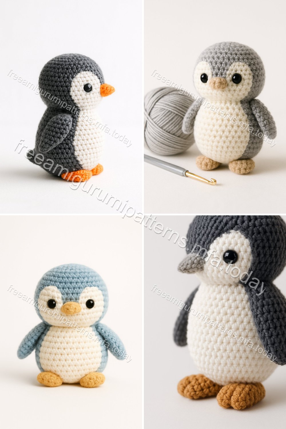 Free Crochet Pattern: Adorable Amigurumi Penguin