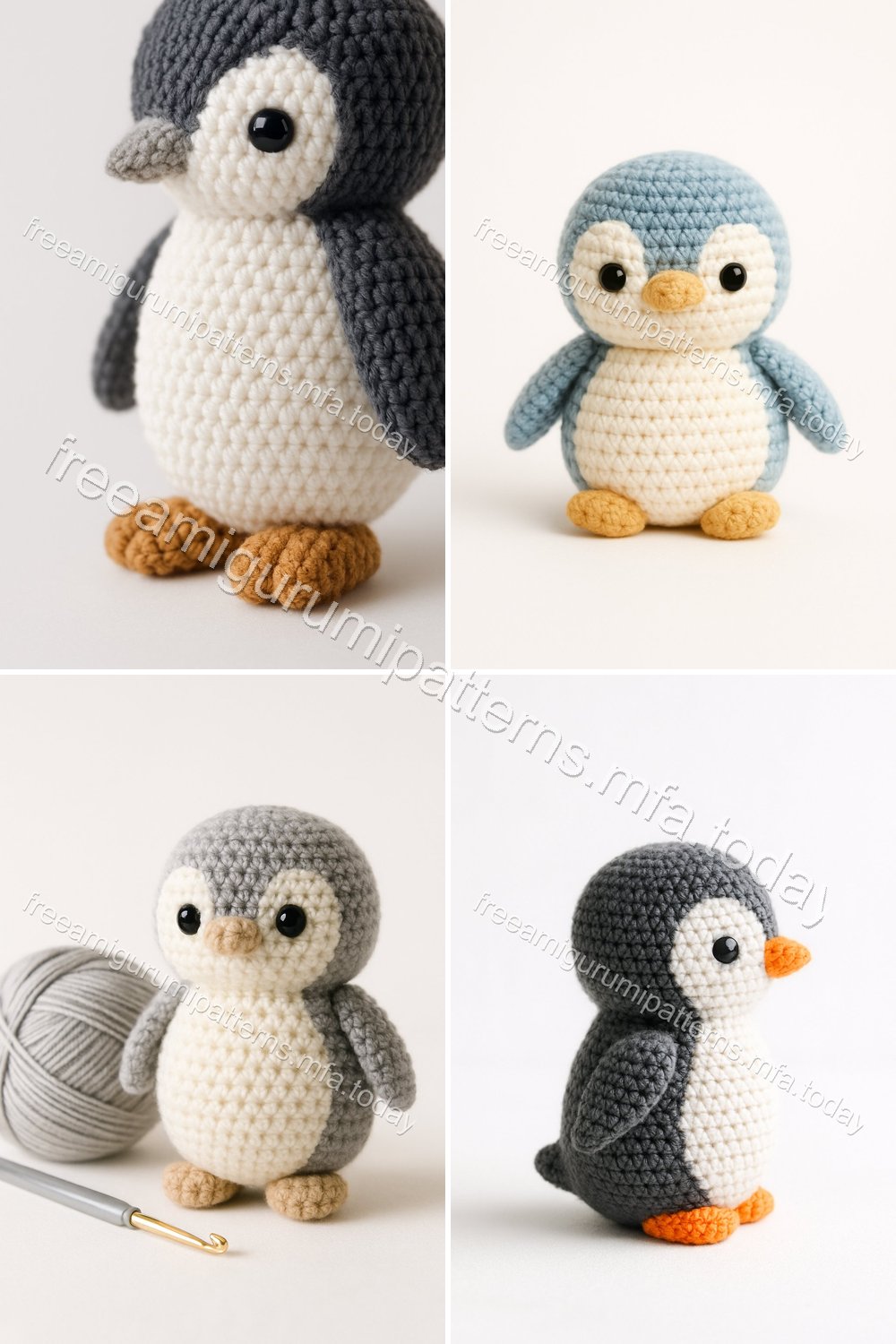 Free Crochet Pattern: Adorable Amigurumi Penguin