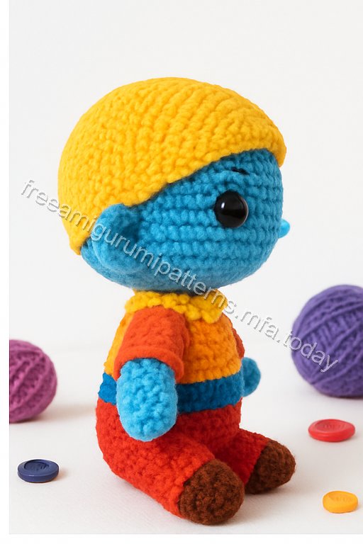 Amigurumi Aang Free Pattern