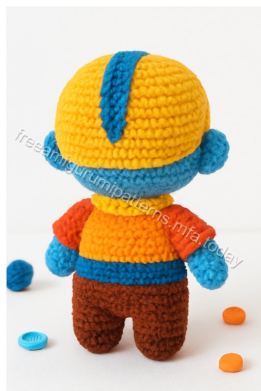 Amigurumi Aang Free Pattern