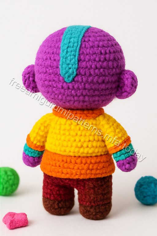 Amigurumi Aang Free Pattern
