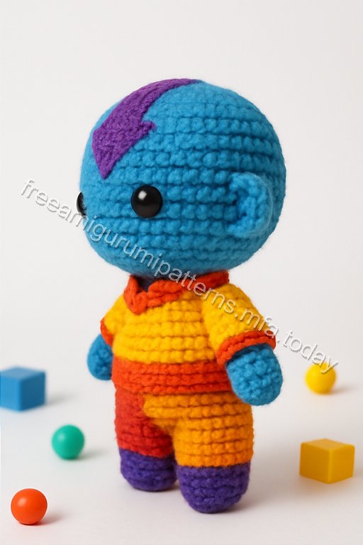 Amigurumi Aang Free Pattern