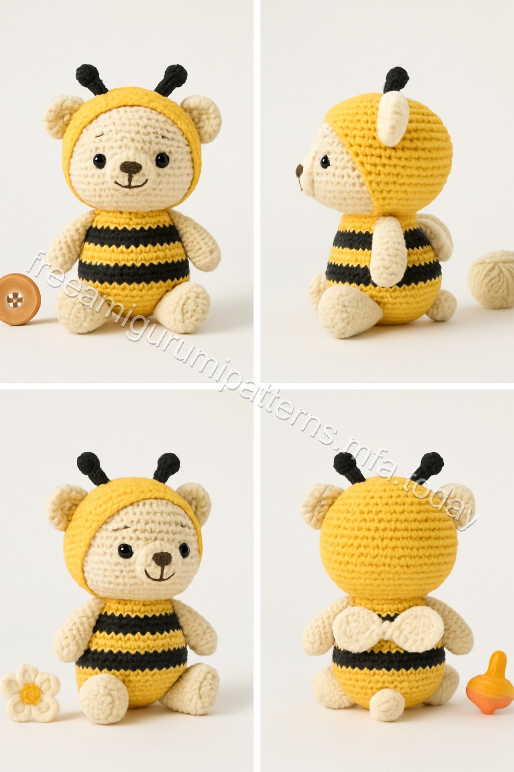 Amigurumi Buggy Bear Free Pattern