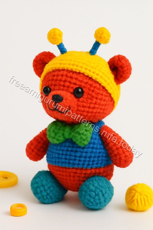 Amigurumi Buggy Bear Free Pattern