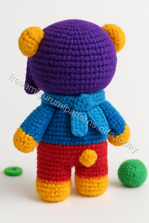 Amigurumi Aviator Bear Free Pattern